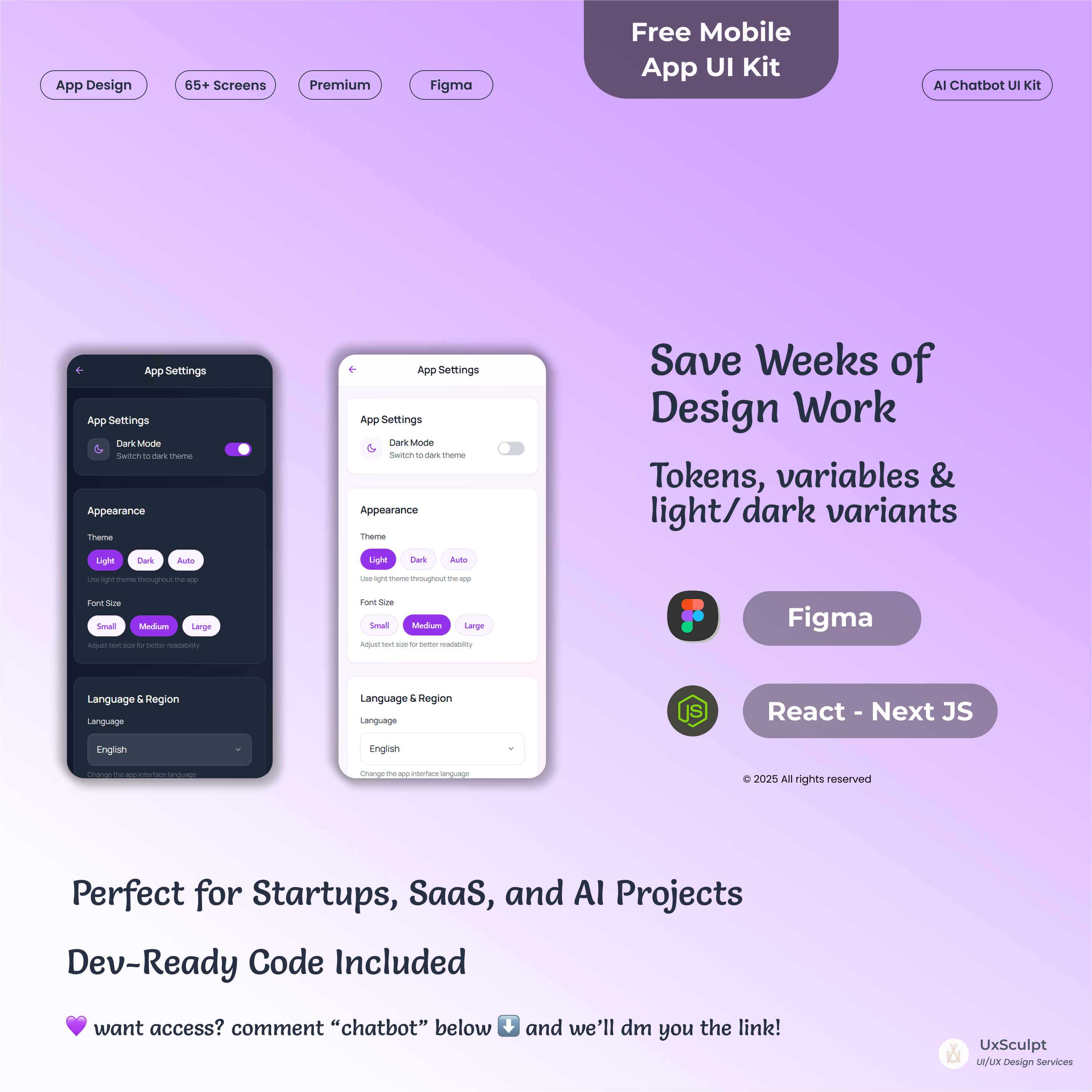 Chatbot & AI Interaction Mobile UI Kit